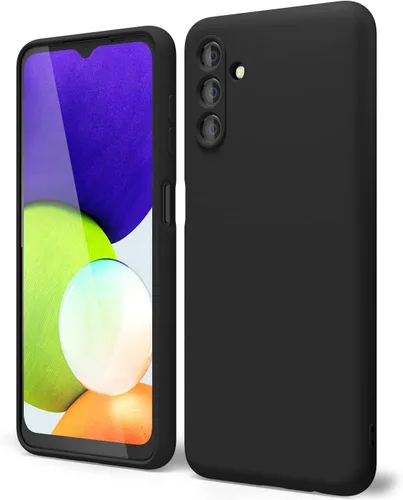 Vista 182 de oakxco Funda para teléfono Samsung Galaxy A12 con agarre de silicona líquida, linda delgada fina suave cubierta de gel de goma TPU lisa para mujeres