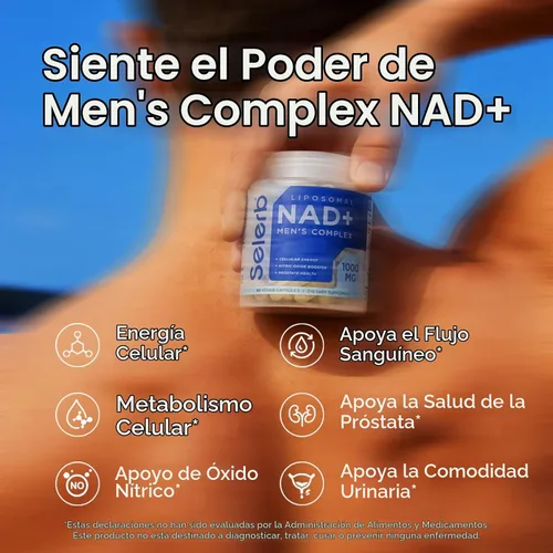Vista 6 de Selerb Suplementos NAD+ para hombres y mujeres