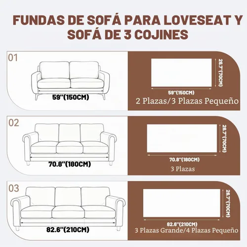 Vista 5 de Funda para sofá para perros lavable, fundas para sofá de 3 cojines no deslizantes, duraderas y peludas, funda para sofá apta para mascotas