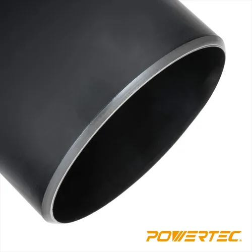 Vista 4 de POWERTEC 70298 Brida de entrada de puerto de polvo, apertura de 2,5 pulgadas OD para manguera flexible