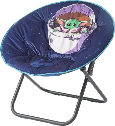 Vista 9 de Disney Minnie Mouse - Silla plegable de felpa con platillo plegable de 32 pulgadas y marco de metal para niños, adolescentes y adultos