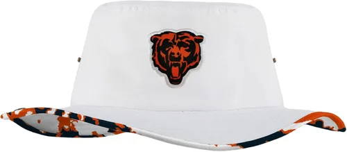 Vista 49 de FOCO - Sombrero deportivo para mujer, con logotipo de equipo de la NFL, para exteriores, para el sol Blanco híbrido