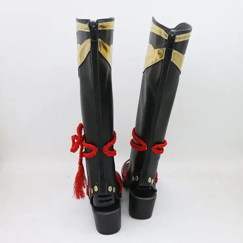 Vista 4 de Shikanoin Heizou Cosplay Costume Game Genshin Impact Mujeres Hombres Halloween Anime Zapatos