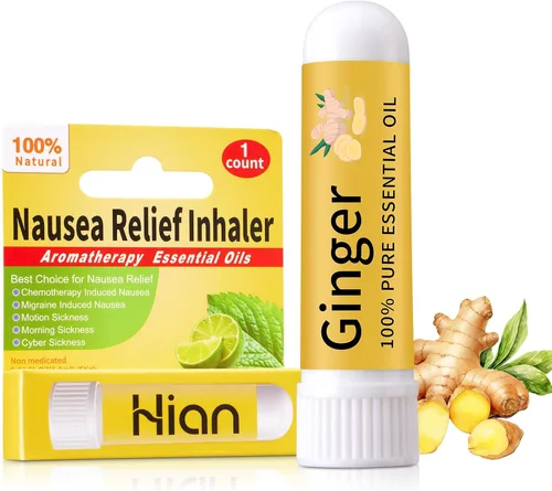 Vista 17 de Hion Inhalador para Alivio de Náuseas - Clavo, 100% Aceites Esenciales Naturales Aromaterapia para el mareo por movimiento y las mujeres