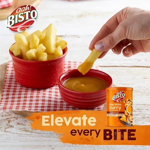 Vista 4 de Bisto Chip Shop Gránulos de salsa de curry - 6.00 oz (paquete de 1)