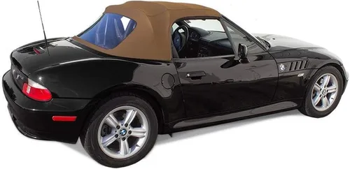 Vista 6 de Compatible con Beemer Z3 1996-2002 Convertible Soft Top Reemplazo y sarga de plástico para ventana (negro)