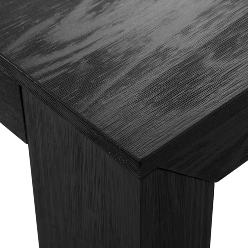 Vista 3 de Plank+Beam Mesa de comedor de 48 pulgadas, mesa de cocina de madera maciza de 48 pulgadas, mesa de comedor rectangular para comedor, oficina