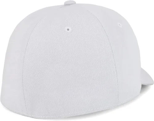 Vista 3 de Trendy Apparel Shop Gorra de béisbol ajustada estructurada lisa de gran tamaño de gran