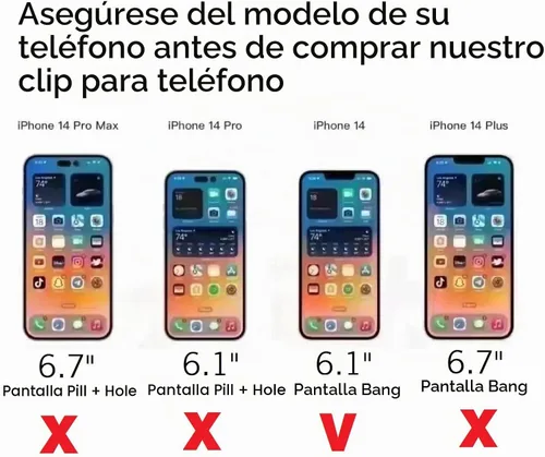 Vista 6 de Paquete de 2 fundas de repuesto con clip para cinturón para OtterBox Defender Series Case Apple (iPhone 14/6.1")