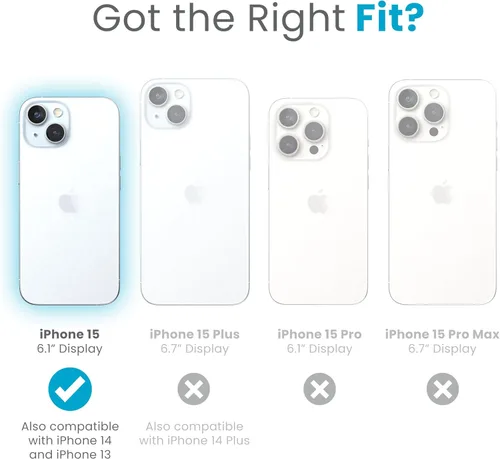 Vista 2 de Speck Funda transparente para iPhone 17e y 15 – ClickLock con bloqueo antideslizante, diseñada para MagSafe, protección contra caídas – para iPhone