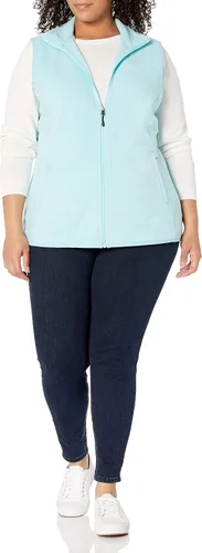 Vista 7 de Tienda Essentials Chaleco de forro de vellón suave, sin mangas, de corte clásico para mujer (disponible en tallas extragrandes)
