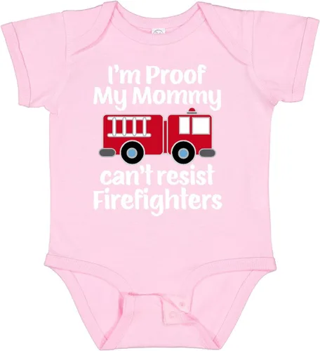 Vista 13 de inktastic Body para bebé bombero y papá bombero 0040 Negro