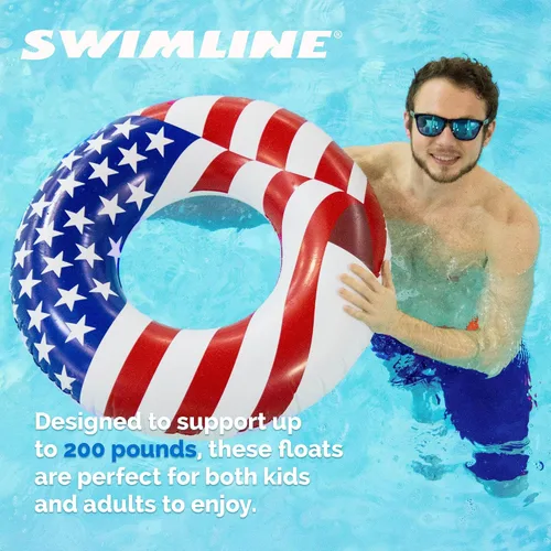 Vista 6 de Swimline Flotador de tubo de piscina Americana de 36