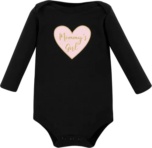 Vista 5 de Hudson Baby Body unisex de algodón de manga larga, para bebé