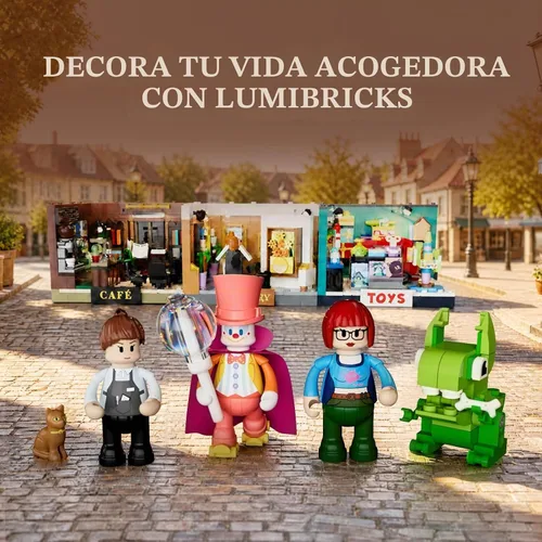 Vista 8 de Lumibricks Juego de construcción de iluminación de caja de juguete, 426Pcs
