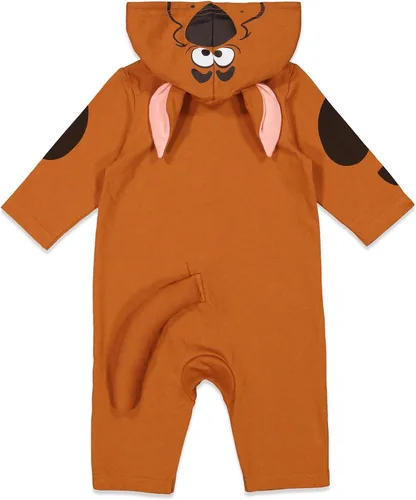 Vista 4 de Scooby-Doo Overol de cosplay con cremallera para recién nacidos a niños grandes