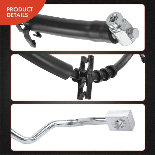 Vista 5 de A-Premium Manguera hidráulica de freno delantero compatible con modelos Ford y Lincoln seleccionados - F-150 F150 2005-2008, Mark LT 2006-2008, sin
