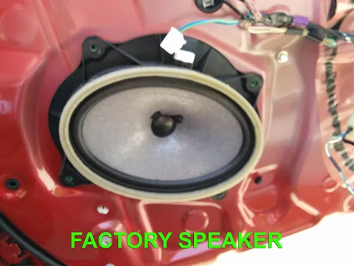 Vista 2 de Anillos espaciadores de adaptador de altavoz de ajuste exacto para vehículos Lexus - SAK010_6925-1 par