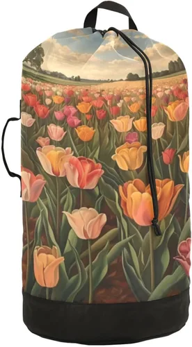 Vista 20 de Mochila para lavandería, cesta extra grande resistente para ropa sucia, correas ajustadas para campamento, universidad, gimnasio, hotel, hogar, 29.3