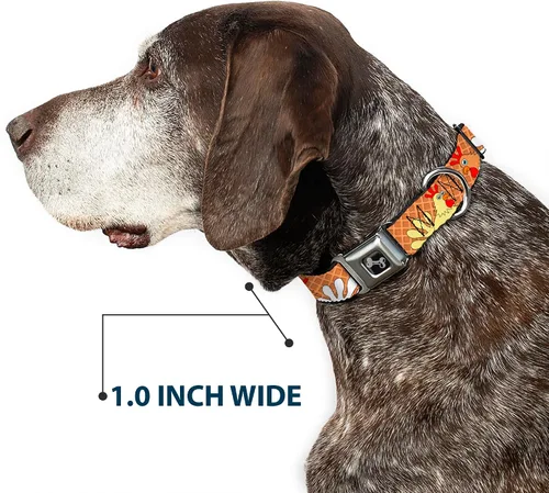Vista 6 de Buckle-Down Collar de perro con diseño de gofres y pollo de 9-15 pulgadas, pequeño