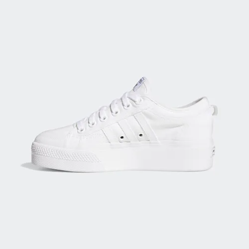 Vista 8 de adidas Zapatillas Nizza Platform para mujer, BlancoBlancoBlanco