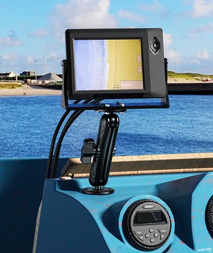 Vista 5 de VAZESWIN Soporte buscador de peces de bola de 1" para Garmin Striker 4/Plus