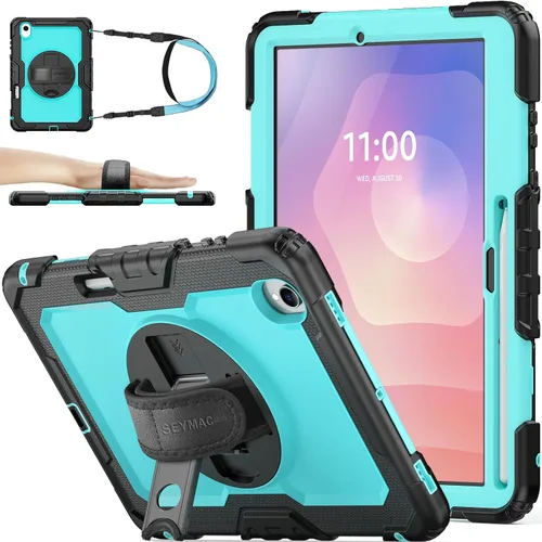 Vista 30 de SEYMAC stock Funda para Samsung Galaxy Tab S10 Lite / S10 FE / S9 FE 5G / S9 Funda para Tableta 10.9''/ 11'' Protectora con Protector de Pantalla
