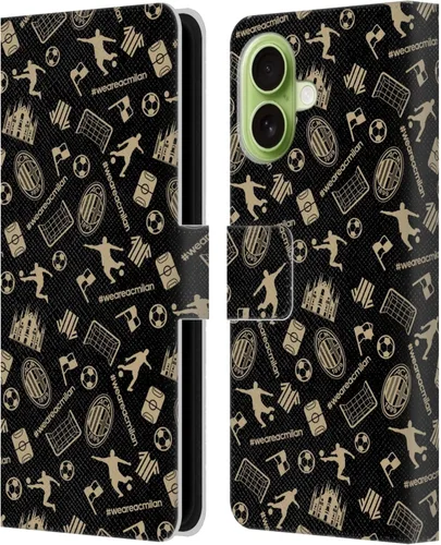 Vista 45 de Head Case Designs Officially Licensed AC Milan Dream Big Children Leather Wallet Case Compatible with Apple iPhone 11