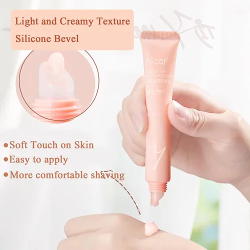 Vista 7 de Kit de crema depilatoria facial, removedor de vello íntimo/privado, loción de crema depilatoria sin dolor para cara, piernas, brazos, axilas y todo