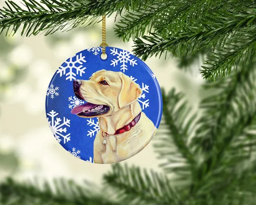 Vista 52 de Caroline's Treasures Cavalier Spaniel - Adorno de cerámica para colgar en el árbol de Navidad, para el hogar, Navidad, fiestas, regalo, 3 pulgadas
