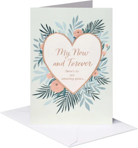 Vista 11 de Tarjeta de aniversario festiva de American Greetings para esposa o esposo (Meant To Be)
