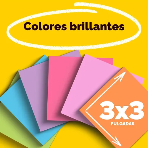 Vista 2 de Post-it Notas Súper Adhesivas Paquete de Valor, 24 Bloques, Conveniente Estuche de Transporte y Almacenamiento de Autobús Escolar, 2X el Poder