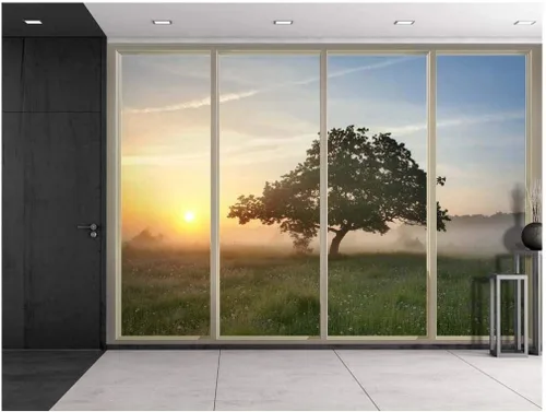 Vista 21 de Mural de pared, adhesivo removible, ideal para decoración del hogar