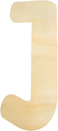 Vista 16 de Letras de madera sin terminar de 12 pulgadas, letra A de madera grande para decoración de pared