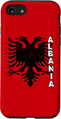 Vista 18 de iPhone 16 Albanian Flag Of Albania Double Eagle Flamuri Shqiperia Case