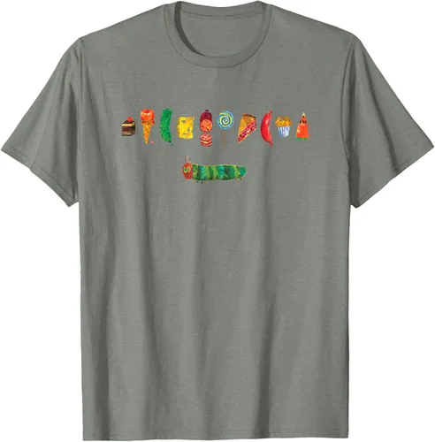 Vista 6 de Camiseta infantil The Very Hungry Caterpillar Feast Negro