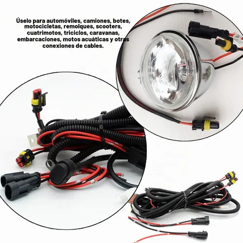 Vista 3 de 372 conectores eléctricos impermeables para automóviles de conexión y desconexión rápida, kit de conectores de cable de 1/2/3/4/5/6 pines (18 juegos)