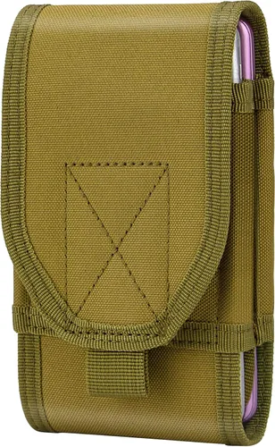 Vista 10 de Funda táctica MOLLE de doble capacidad para iPhone 13 Pro Max/XS Max, tamaño grande