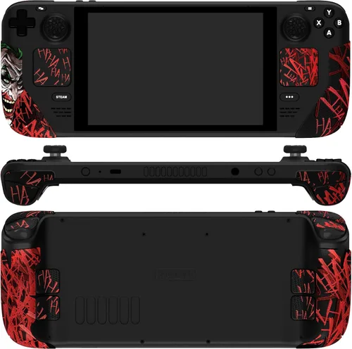 Vista 10 de PlayVital Professional Textured Soft Rubber Pads Handle Grips for Steam Deck LCD & OLED, Trackpads Skin Grip Enhancement Back Button Protective