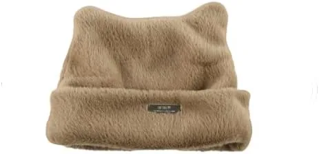 Vista 4 de Gorro de gato con orejas para mujer, gorros holgados para mujer, accesorios de grunge, sombreros peludos