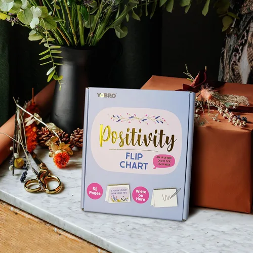 Vista 7 de Regalos inspiradores para mujeres, calendario de escritorio motivacional, calendario de escritorio con afirmaciones positivas diarias y citas Azul