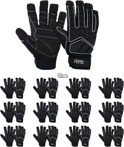 Vista 11 de HANDLANDY Anti Vibration Gloves, SBR Padding, TPR Protector, Mechanic Work Gloves