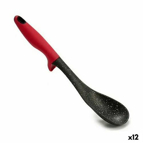 Vista 2 de Cucharón Nailon 7 x 32 x 7 cm Negro Rojo (12 Unidades)