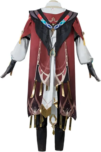 Vista 4 de Weixu Men Cape Uniform Cosplay Costume Outfit Halloween Carnival Suit