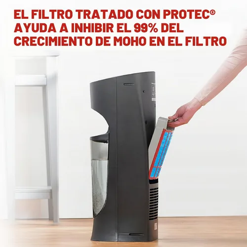 Vista 3 de Honeywell HFT600PF1 Filtro de Mecha de Repuesto T, 1 paquete, Blanco