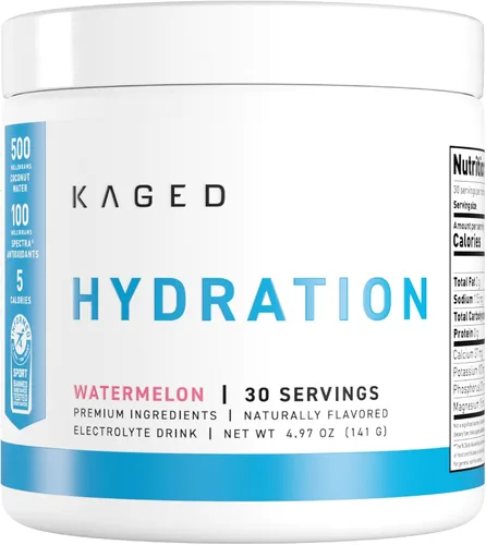 Vista 16 de Kaged Polvo de Hidratación con Electrolitos Hydracharge Manzana Lima Bebida Deportiva para Hombres y Mujeres Pre, Post, Intra Entrenamiento