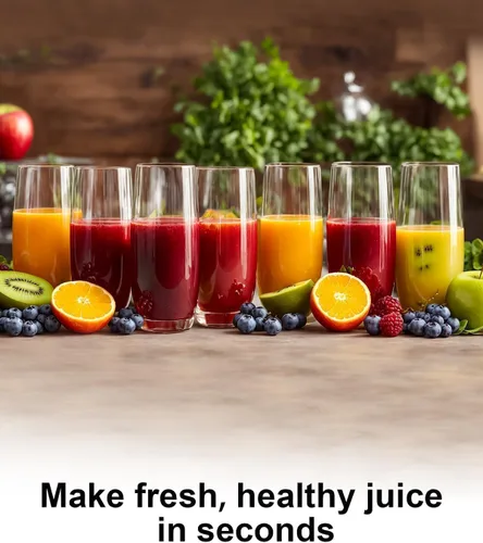 Vista 6 de SIFENE Exprimidor centrífugo con boca de 3 pulgadas de ancho, extractor de jugo compacto para frutas y verduras, 3 velocidades de control de alta