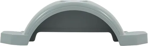 Vista 8 de HECASA Par de guardabarros de remolque de un solo eje gris compatibles con ruedas de 13 pulgadas, falda de neumático, lancha, 39.7 pulgadas de largo