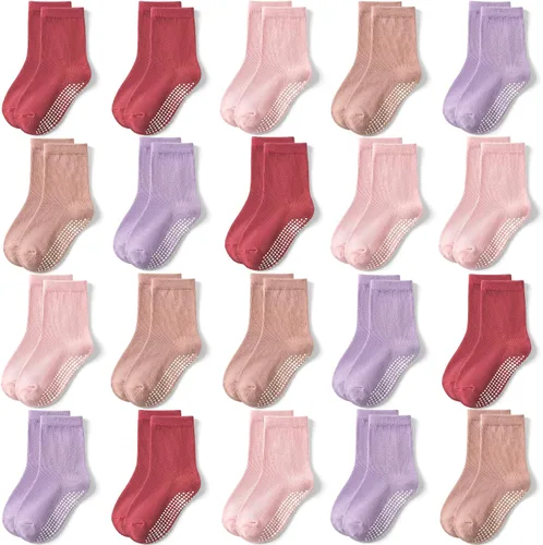 Vista 7 de SkiBeaut 20 pares de calcetines para niños y niñas de 0 a 7 años