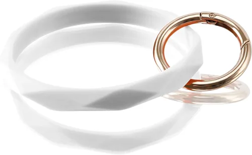 Vista 66 de Llavero pulsera de silicona para mujeres y niñas en forma de diamante